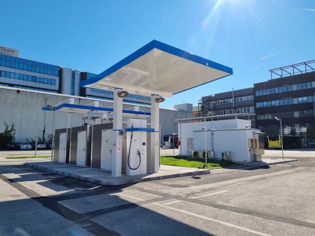 Wolftank Hydrogen Dispenser at Hydrogen Refueling Station Bolzano