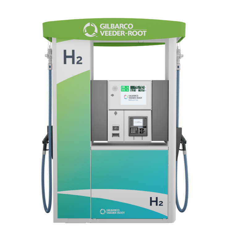 Hydrogen Dispensing System H-Frame Front View